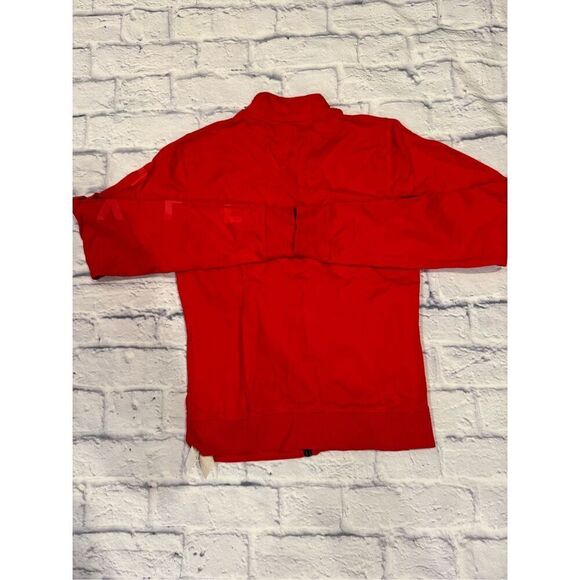 Flag nor Fail Full Length Performance Track Jacket in Red Size Medium - Picture 4 of 5